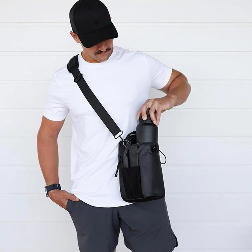 Magnetic Water Bottle Bag for Gym & Fitness